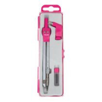Milan Acid Compas Universal - Incluye Adaptador y Minas de Recambio - Color Rosa