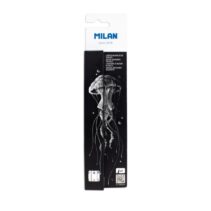 Milan Art Lapices Dibujo - Mina Gruesa Blanca - Redondo de 4mm - Color Blanco