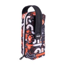 Milan Fingers Pack de 4 Estuches con Goma de Borrar - Sacapuntas - Lapiz - 3 Boligrafos - Regla - 12 Lapices de Colores - 12 Rotuladores