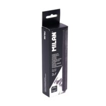 Milan Pack de 3 Barritas de Carboncillo - Natural - Rectangular 22x10mm - Color Negro