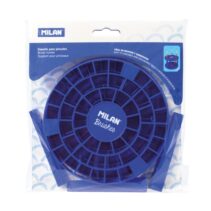 Milan Soporte para Pinceles con 49 Agujeros - Desmontable - 3 Patas - 14.5x10cm - Color Azul Marino