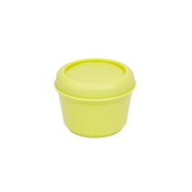 Milan Sunset Fiambrera Hermetica Redonda de 0.25L - Libre de BPA - Tapa de Rosca - Apto para Microondas
