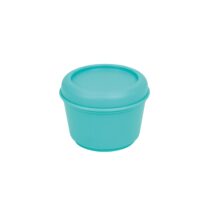 Milan Sunset Fiambrera Hermetica Redonda de 0.25L - Libre de BPA - Tapa de Rosca - Apto para Microondas