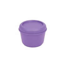 Milan Sunset Fiambrera Hermetica Redonda de 0.25L - Libre de BPA - Tapa de Rosca - Apto para Microondas