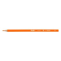 Milan Unicolor Lapices de Color Naranja - Triangular - Color Naranja