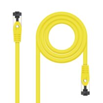 Nanocable Cable Red Latiguillo Cat.8.1 2Ghz LSZH SSTP AWG26 - Longitud 0.25m - Color Amarillo