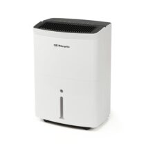 Orbegozo DH 2075 Deshumidificador - Potencia 420W - Absorbe 20 L/Dia - Deposito de 5.5L - Respetuoso con el Medio Ambiente - Temporizador - Ruedas y Asa de Transporte - 34.5x50.4x24.3cm - Color blanco