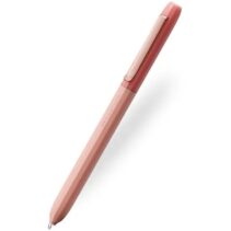 Faber-Castell Avori Boligrafo de Mecanismo Giratorio XB - 92% de Plastico Reciclado - Clip Metalico Solido - Color Naranja Fuego
