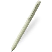 Faber-Castell Avori Boligrafo de Mecanismo Giratorio XB - 92% de Plastico Reciclado - Clip Metalico Solido - Color Verde