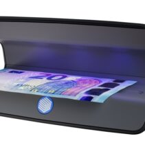 Safescan 55 LED Detector de Billetes Falsos UV - Reflector Integrado - Apto para Pasaportes