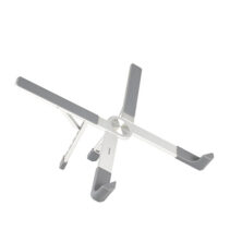 Tooq Soporte para Portatil hasta 17.3" - Plegable y Portatil - Color Plata