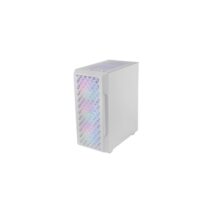 Mars Gaming MC-GEO Caja Torre ATX - 4 Ventiladores de 120mm FRGB - Rejilla Frontal Metalica - Doble Camara - 7 Ranuras de Expansion - Color Blanco