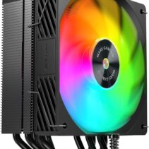 Mars Gaming MCPU-X5ARGB Disipador CPU con 280W de Potencia - Ventilador PWM de 120mm - Iluminacion ARGB - 5 Heatpipes HCT - Color Negro