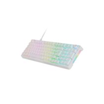 Mars Gaming MKPRO Teclado Completo Hibrido H-Mech - Switch SKN Azul - Disposicion QWERTY ES - Iluminacion RGB Chroma - 385x140x40mm - Color Blanco