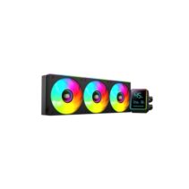 Mars Gaming ML-LCDPRO360 Kit de Refrigeracion Liquida - Potencia 600W - Pantalla LCD 2.8" - Bomba Opti-Chamber - Iluminacion ARGB - Color Negro