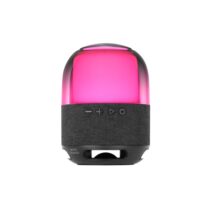 Mars Gaming MS-FLOW Altavoz Bluetooth de 15W - Luces RGB 360 Grados - Bateria de 2000mAh - Compacto - Alcance hasta 10m - Color Negro