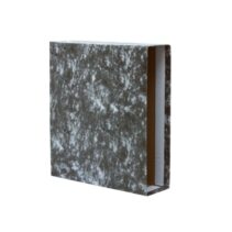 Bismark Funda para Archivador A-Z A4 - Carton Forrado - Color Negro Jaspeado