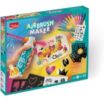 Maped Airbrush Maker Kit de Aerografo para Niños Facil de Usar con Rotuladores Maped Jungle + Pack de Recambios - Para Niños a partir de 5 Años
