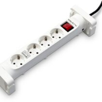 Salicru Regleta SPS SAFE 4S Protectores Electricos Activos de Ultima Generacion - 4 Tomas Schuko - Color Blanco