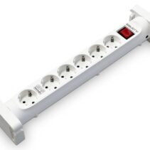 Salicru Regleta SPS SAFE 6S Protectores Electricos Activos de Ultima Generacion - 6 Tomas Schuko - Color Blanco