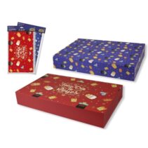 Bismark Caja Plegable Reyes Magos - Medidas 28.5x49x3cm - 2 Diseños Diferentes Aleatorios