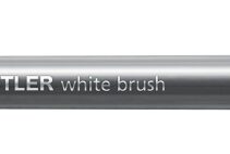Staedtler Metallic Brush Rotulador Punta Pincel - Trazo 1 - 6mm Aprox - Tinta Base de Agua - Color Blanco