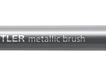 Staedtler Metallic Brush Rotulador Punta Pincel - Trazo 1 - 6mm Aprox - Tinta Base de Agua - Color Plata