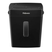 Fellowes P-42C Destructora de Papel Manual Corte en Particulas P-4 - Destruye hasta 8 Hojas - Capacidad de la Papelera 15L - Color Negro