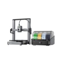 Creality Hi Combo Impresora 3D Abierta + Unidad CFS - Volumen 26x26x30cm - Calibraciones Automaticas - Extrusor Multifuncional - Cuerpo Metalico - Velocidad Hasta 500 mm/s - USB