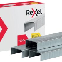 Rexel Caja de 1000 Grapas 26/6 Nº56 - Hasta 20 Hojas - Acero de Alta Calidad - Patilla de 6mm