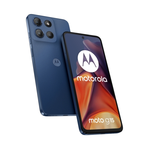 Motorola Moto G15 Smartphone Pantalla LCD 6.72" - 8GB - 512GB - Camara 50mp - Bateria 5200mAh - Admite Carga de 18W - Color Azul Oscuro