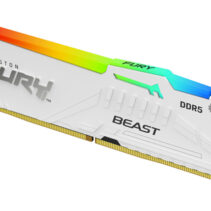 Kingston Fury Beast RGB Memoria RAM DDR5 6000MT/s 16GB 1.4V CL30 DIMM - Color Blanco