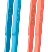 Nintendo Pack de 2 Correas para Joy-Con 2 Izquierdo/Derecho - Facil Acople y Desacople - Mejora Seguridad en Juegos Activos - Aumenta Estabilidad en Modo Raton - Color Rojo y Azul Claro