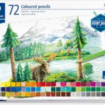 Staedtler 146C Caja Metalica con 72 Lapices de Colores - Mina Suave - Colores Surtidos