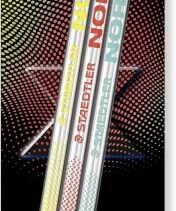 Staedtler Norix Pack de 3 Lapices de Grafito HB - Madera Negra - Diseño Inteligente