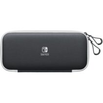 Nintendo Pack de Funda y 2 Protectores de Pantalla para Consola Nintendo Switch OLED - Proteccion Efectiva contra Golpes - Material Resistente y Duradero - Color Negro