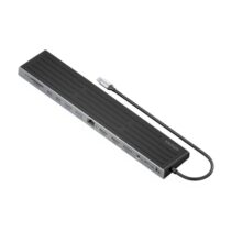 Aisens USB-C Dock 13 En 1 - USB-C a 2xHDMI - 1xDisplayPort - 1xRJ45 - 3xUSB-A - 2xUSB-C - 1xUSB-C PD - 1xAudio - 1xSD - 1xMicro SD - 1xRanura Kensington - 30cm - Color Gris