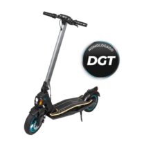 Cecotec Bongo Serie S+Infinity Patinete Electrico - 750W - Autonomia 30km - Ruedas 10" Tubeless - 4 Modos de Conduccion - Frenos Disco y E-ABS - Velocidad 25km/h - Tiempo Carga 5h - Color Negro