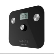 Cecotec Surface Precision EcoPower 10100 Full Healthy Black Bascula Corporal hasta 180kg - Medicion Bioimpedancia - Vidrio Templado - 4 Sensores - Patas Antideslizantes - Extraplano - Color Negro