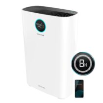 Cecotec TotalPure 5000 Connected Purificador de Aire - Potencia de 30W - Filtro de 3 Etapas - Cobertura hasta 130m3 - Control Wi-Fi - Pantalla LED - Silencioso 65dB - Modo Noche - Color Blanco