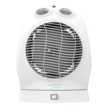 Cecotec ReadyWarm 9890 Force Rotate Calefactor Electrico - 2400W - Oscilacion a 60º - 2 Niveles de Potencia - 3 Modos - Funcionamiento Silencioso - Sistema de Seguridad Triple - Color Blanco