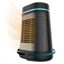 Cecotec ReadyWarm 1550 Max Ceramic Rotate Calefactor Ceramico de Sobremesa - Potencia de 1500W - Oscilante - Termostato Regulable - 3 Modos de Calor - Seguridad Integrada - Color Negro