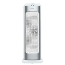 Cecotec ReadyWarm 6700 Ceramic Sky Calefactor Ceramico de Torre - Potencia de 2000W - Control Remoto - Pantalla LED - 3 Modos de Calor - Oscilante - Temporizador 24H - Seguridad Triple - Color Gris
