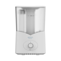 Cecotec BreezeCare 2000 Light Humidificador de Aire - 25W - Capacidad de 200ml/h - Deposito 1.2L - Cobertura hasta 30m2 - Control Manual - Salida de Vapor 360º - Luz LED - 15x12.7x24.3cm - Color Blanco