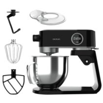 Cecotec Twist and Fusion 4000 Luxury Batidora Amasadora - 800W - Movimiento Planetario - Bol de Acero Inoxidable de 5.2L - 8 Velocidades - Multifuncion - Aluminio Fundido - Accesorios - Color Negro