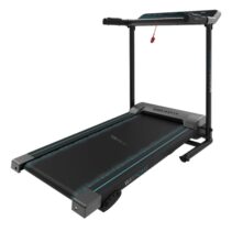 Cecotec DrumFit WayHome 1000 Runner Sprint Cinta de Correr Plegable - 600W - Velocidad hasta 10km/h - Pantalla LED - Pulsometro - 12 Programas - Superficie 110x40cm - Color Negro y Gris