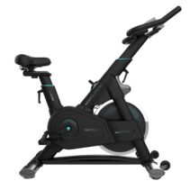 Cecotec DrumFit Indoor 24000 Magnetic Connected Bicileta Estatica - Pantalla LCD - Volante de 24kg - Resistencia Magnetica - Manillar y Sillin Regulables - Ruedas de Transporte - Color Negro