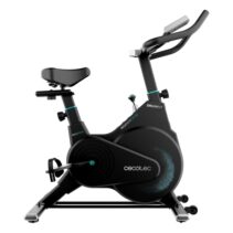 Cecotec Drumfit Indoor 10000 Race Bicileta Estatica - Pantalla LCD - Volante de 10kg - Ajuste Vertical y Horizontal Del Sillin - Resistencia Ajustable - Soporte para Dispositivos - Color Negro