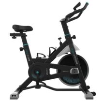 Cecotec Drumfit Indoor 13000 Race Bicileta Estatica - Pantalla LCD - Volante de 13kg - Sillin Regulable - Resistencia Ajustable - Pulsometro - Soporte para Dispositivos y Botella - Color Negro