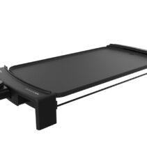 Cecotec Tasty and Grill 3000 BlackWater Plancha Electrica - 2600W - Placa de Aluminio Fundido - Antiadherente - Termostato - Apta para Lavavajillas - 45x25cm - Color Negro